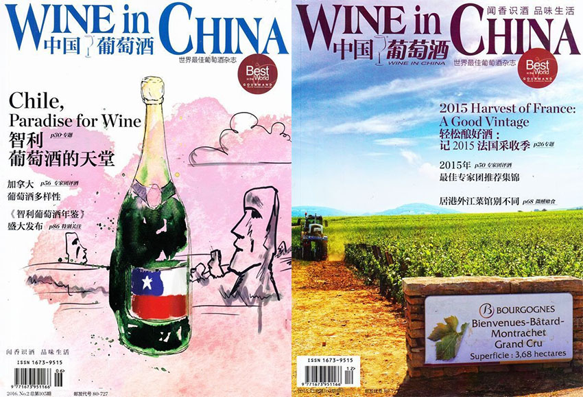 中国葡萄酒样刊图片