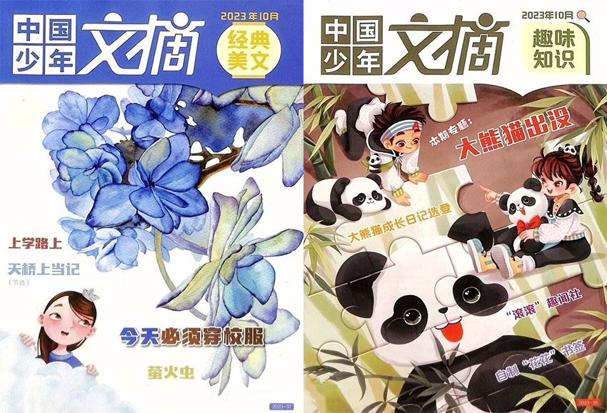 中国少年文摘样刊图片