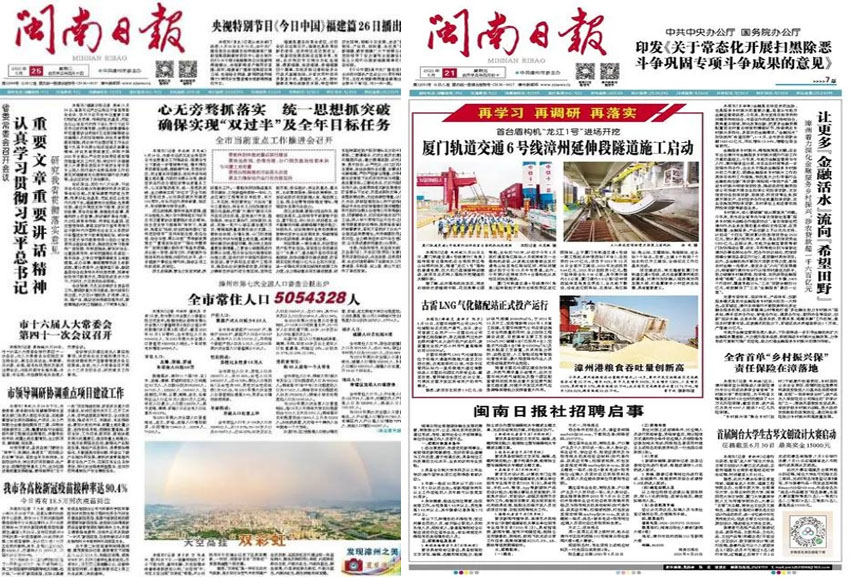 闽南日报样刊图片