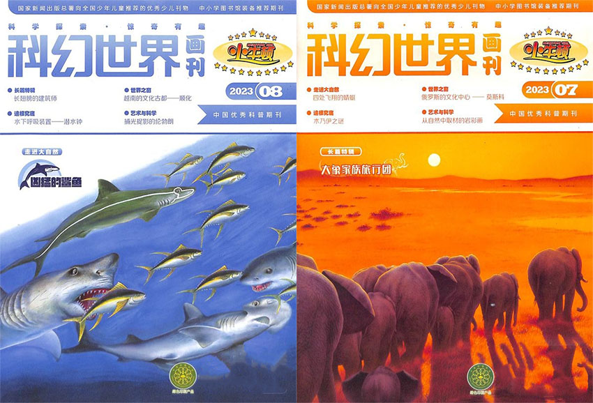 小牛顿样刊图片