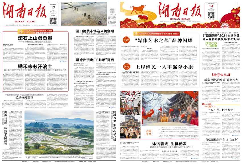 湖南日报样刊图片