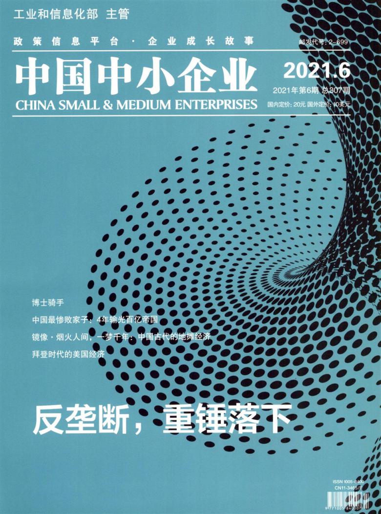中国中小企业杂志封面