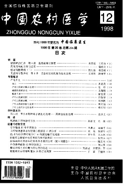 中国农村医学杂志封面