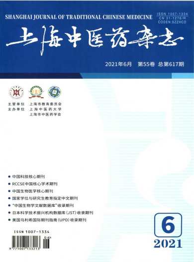 上海中医药杂志封面