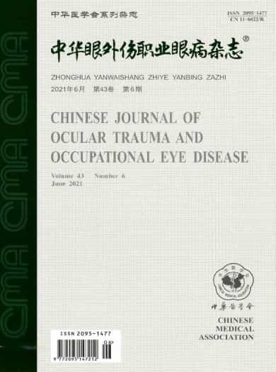 中华眼外伤职业眼病杂志封面