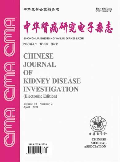 中华肾病研究电子杂志封面