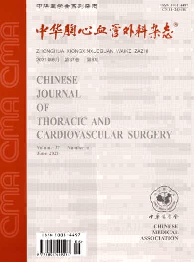 中华胸心血管外科杂志封面