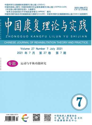 中国康复理论与实践杂志封面