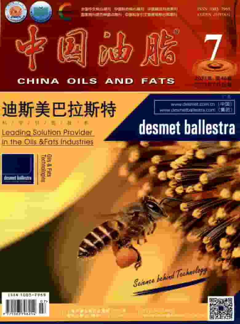 中国油脂杂志封面
