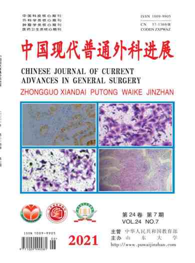 中国现代普通外科进展杂志封面