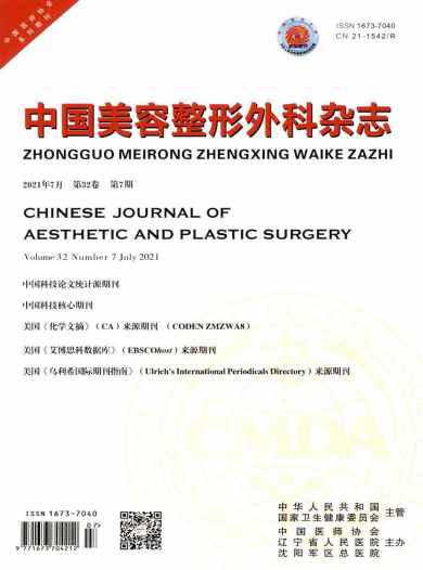 中国美容整形外科杂志封面