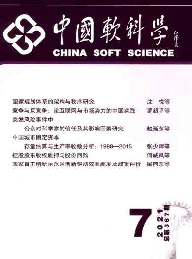 中国软科学杂志封面