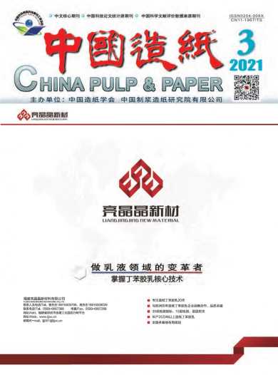 中国造纸杂志封面