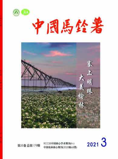 中国马铃薯杂志封面
