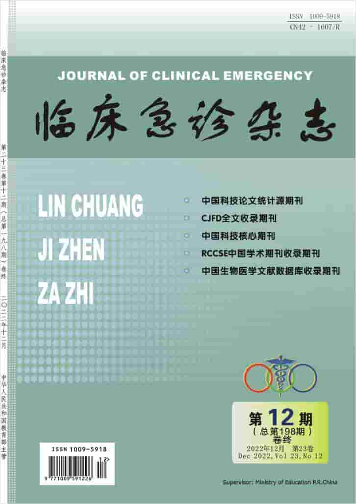 临床急诊杂志封面