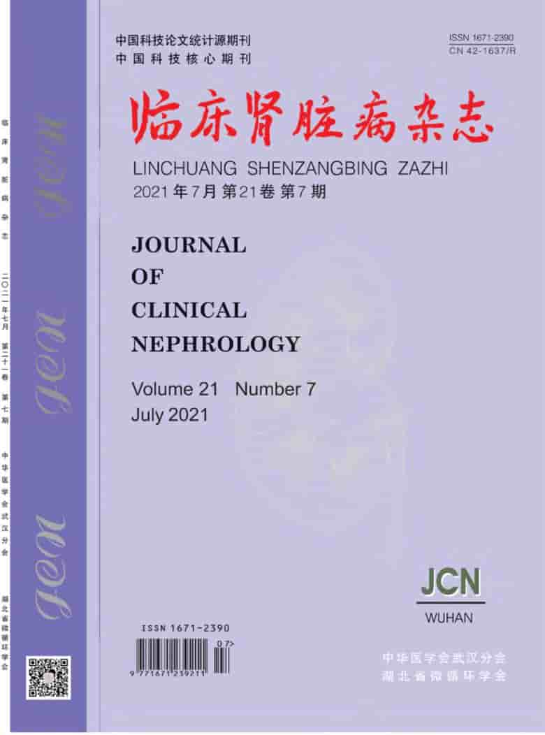 临床肾脏病杂志封面
