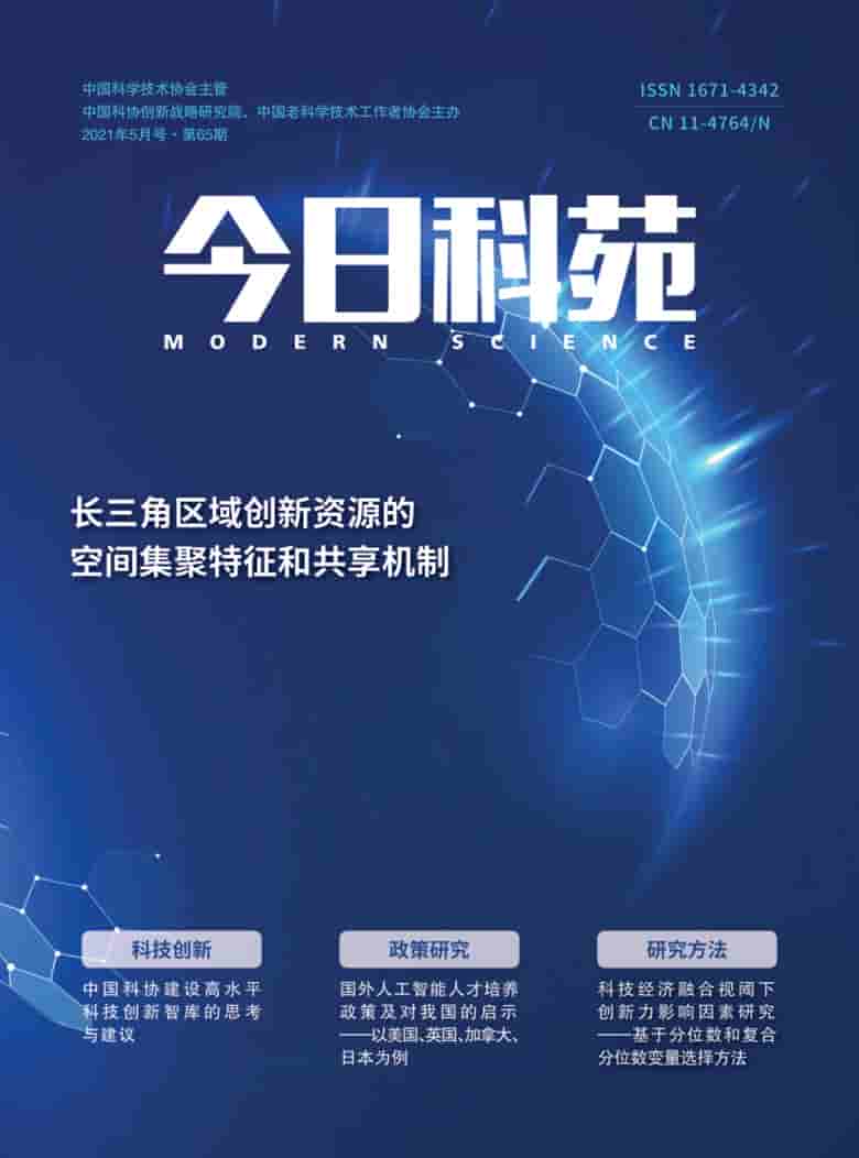 今日科苑杂志封面