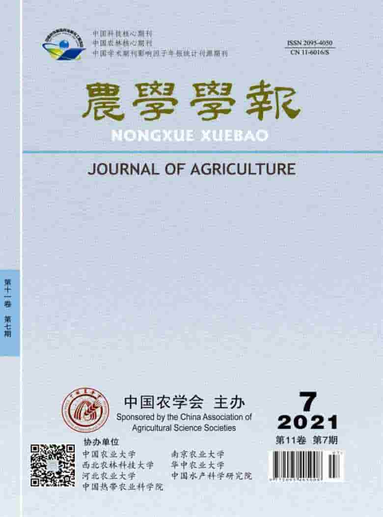 农学学报杂志封面