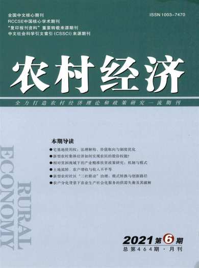 农村经济杂志封面