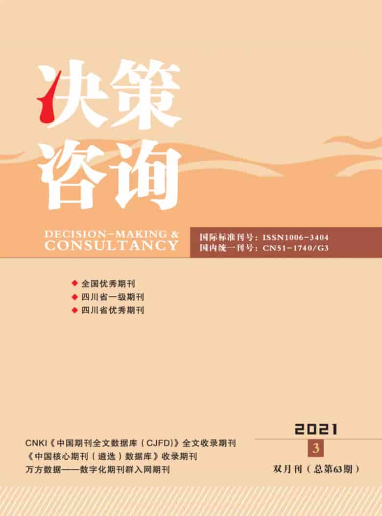 决策咨询杂志封面