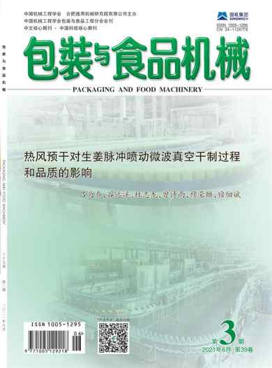 包装与食品机械杂志封面
