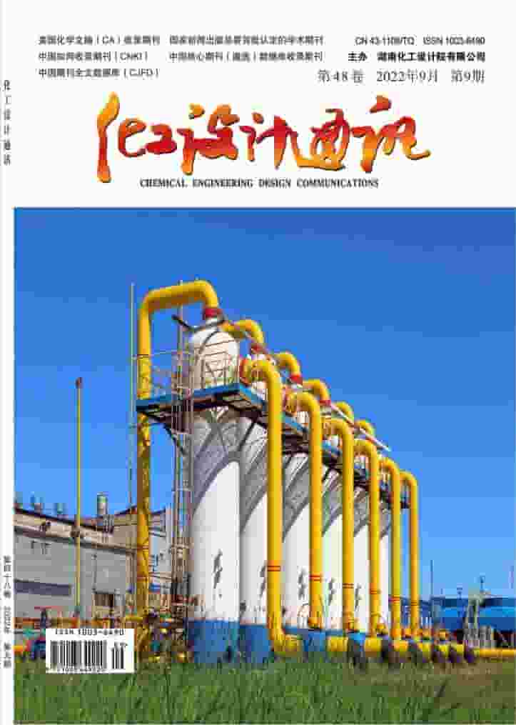 化工设计通讯杂志封面