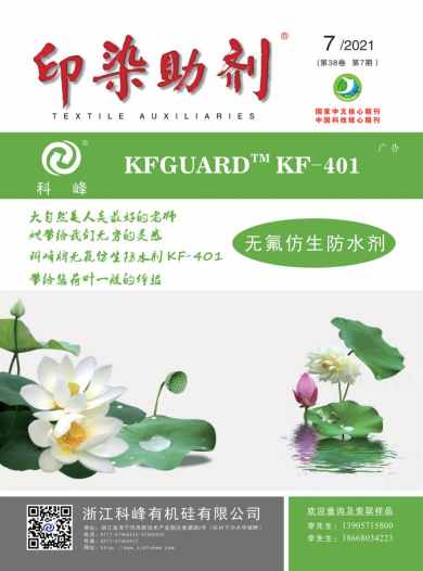 印染助剂杂志封面