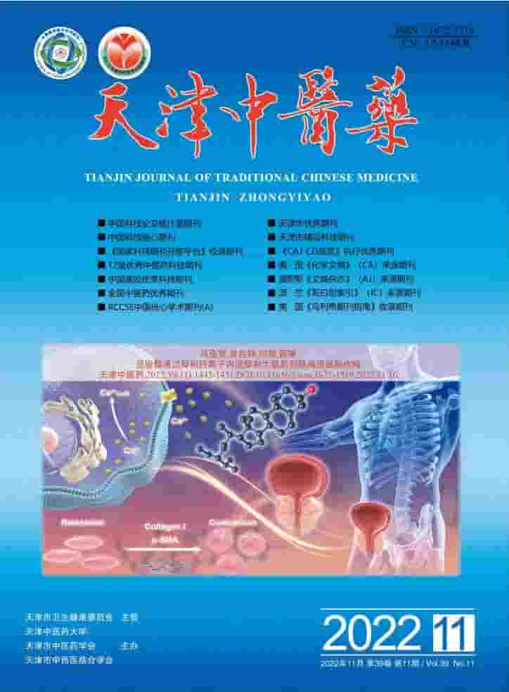 天津中医药杂志封面