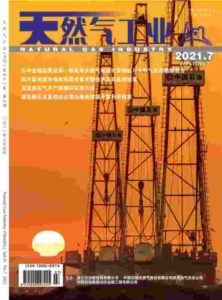 天然气工业杂志封面