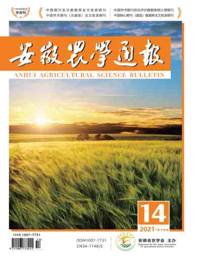 安徽农学通报杂志封面