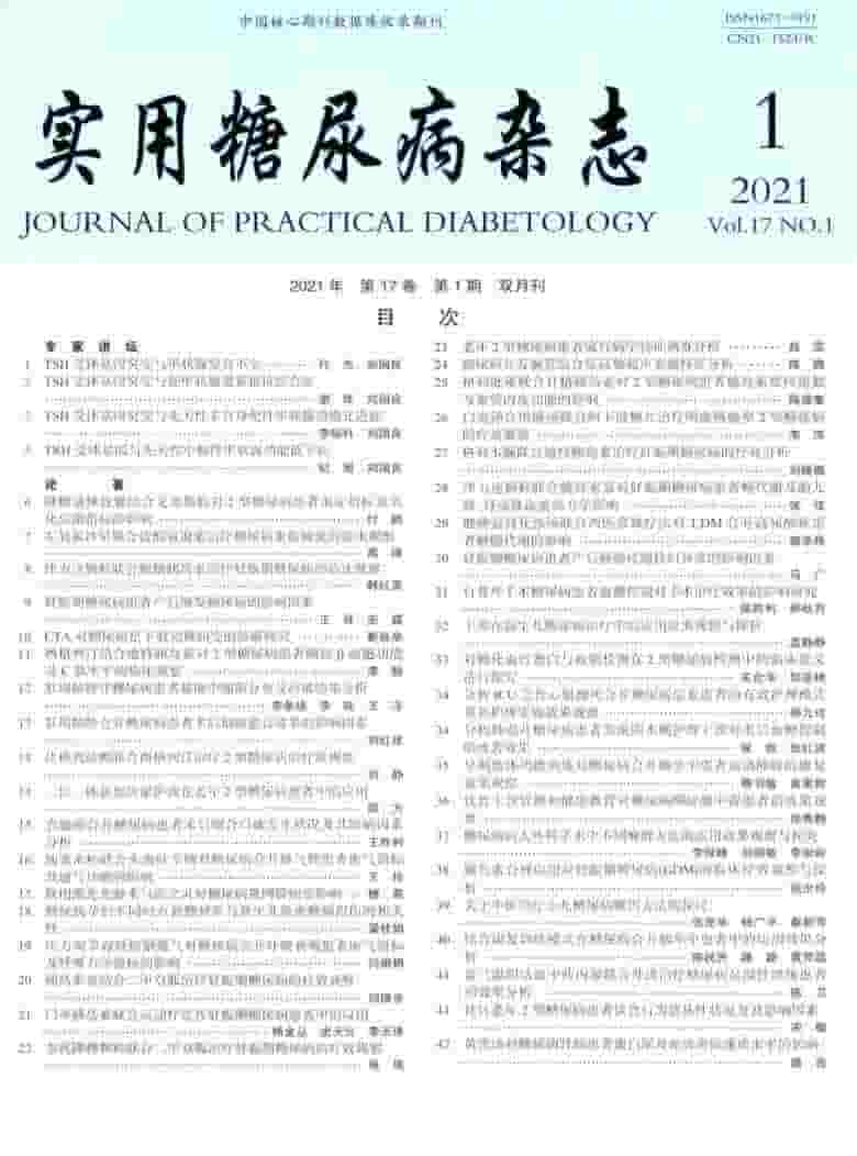 实用糖尿病杂志封面