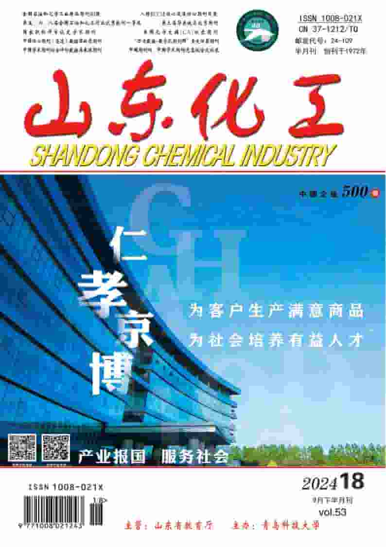 山东化工杂志封面