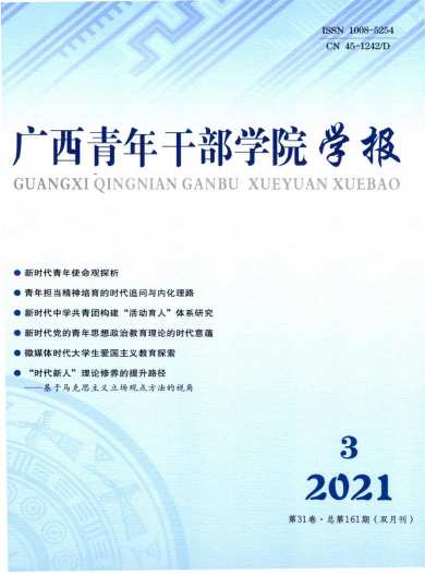 广西青年干部学院学报杂志封面