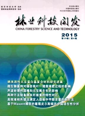 林业科技开发杂志封面