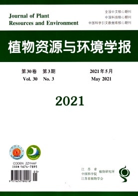 植物资源与环境学报杂志封面