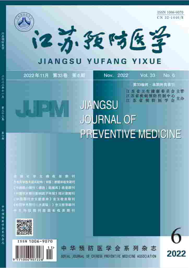 江苏预防医学杂志封面