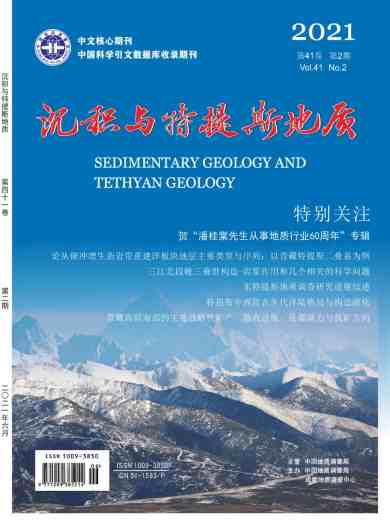 沉积与特提斯地质杂志封面