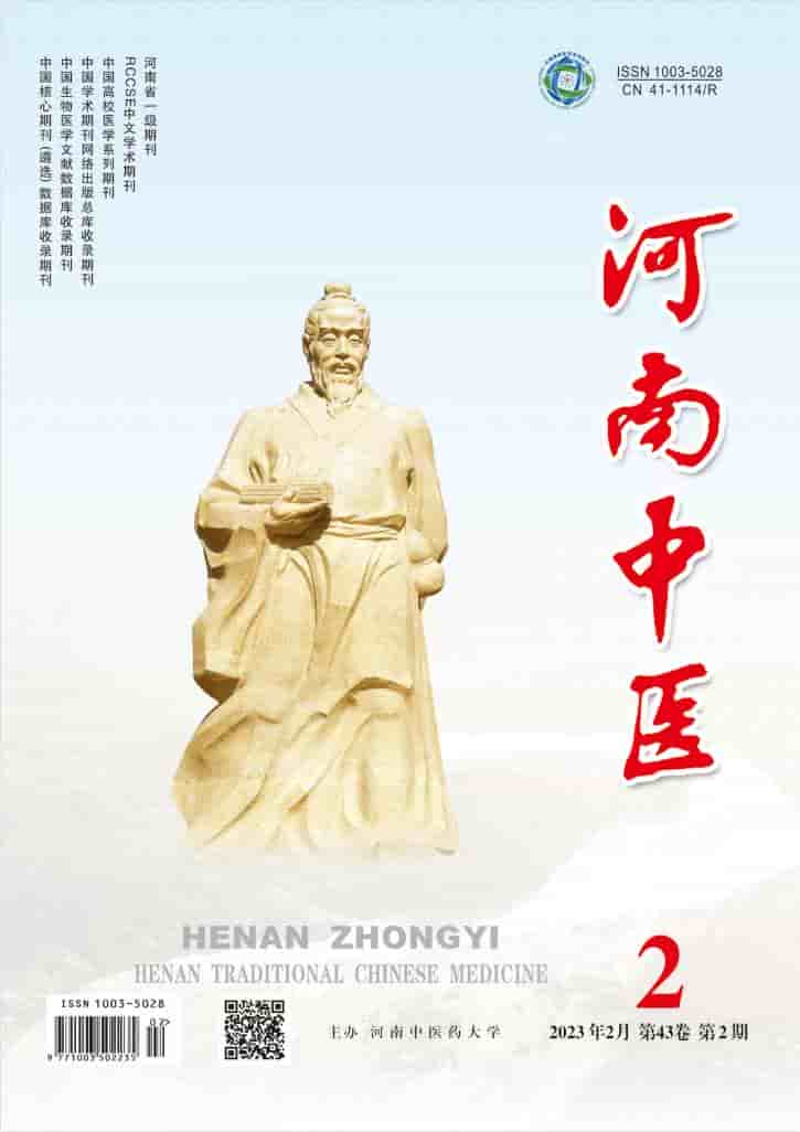 河南中医杂志封面