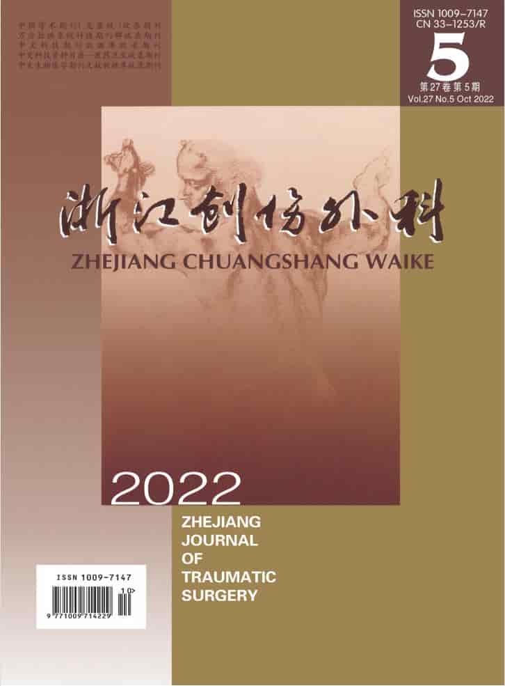 浙江创伤外科杂志封面