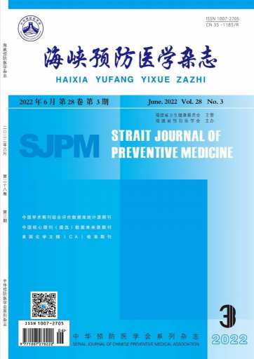 海峡预防医学杂志封面