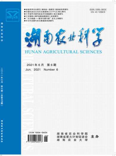 湖南农业科学杂志封面