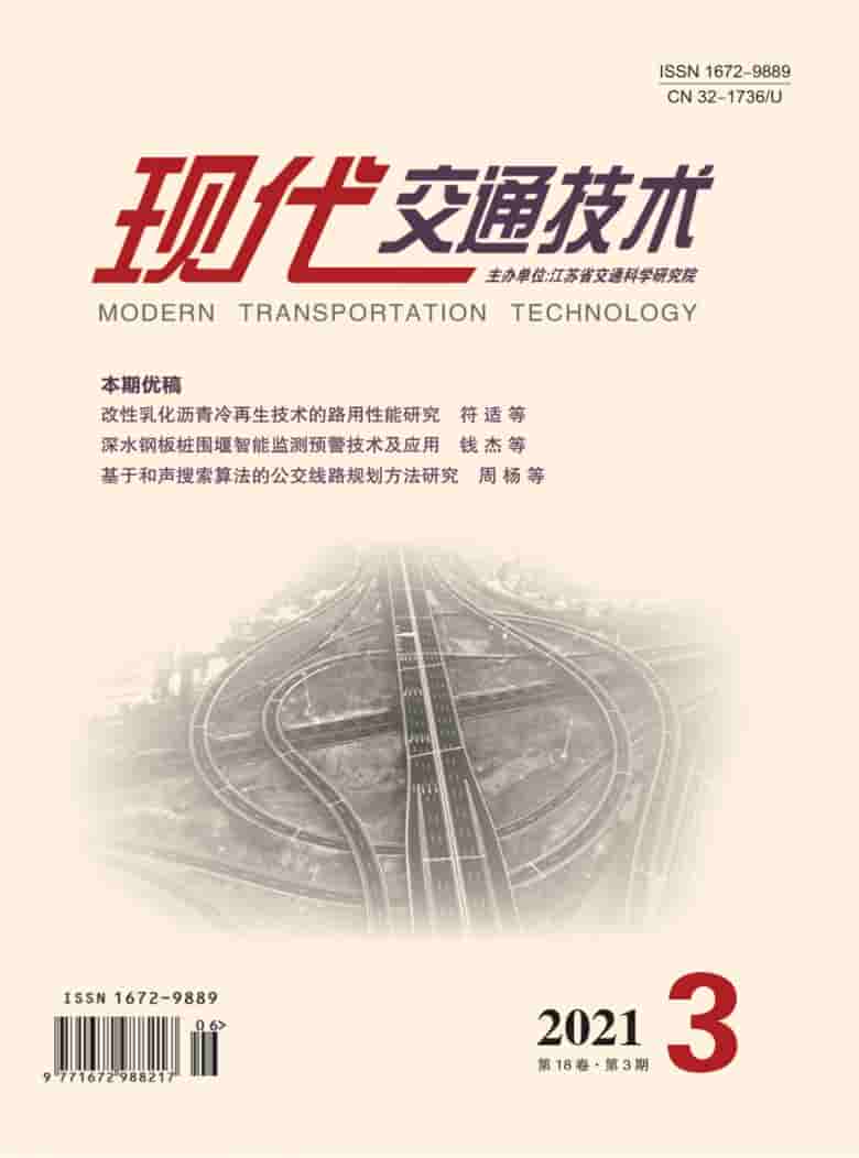 现代交通技术杂志封面