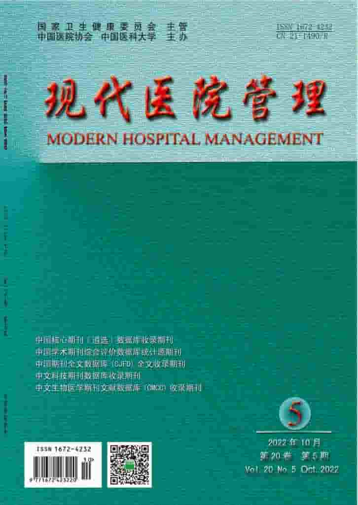 现代医院管理杂志封面