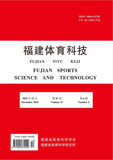 福建体育科技杂志封面