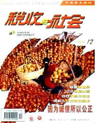 税收与社会杂志封面