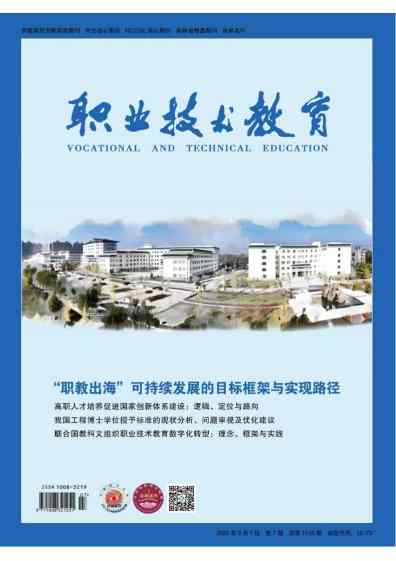 职业技术教育杂志封面