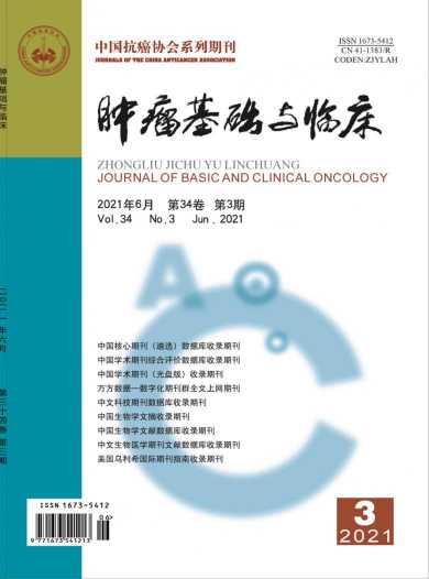 肿瘤基础与临床杂志封面