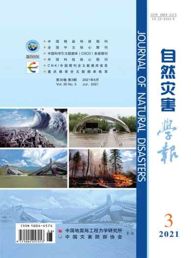 自然灾害学报杂志封面