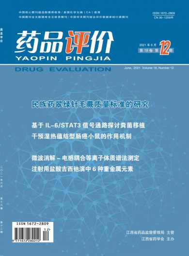 药品评价杂志封面