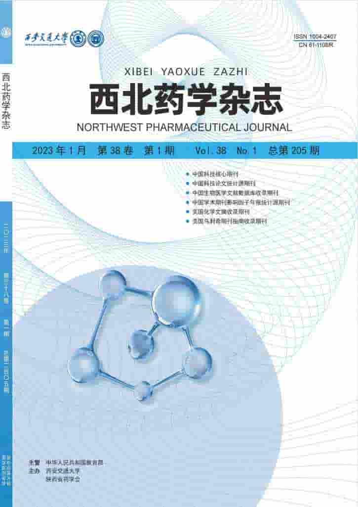 西北药学杂志封面